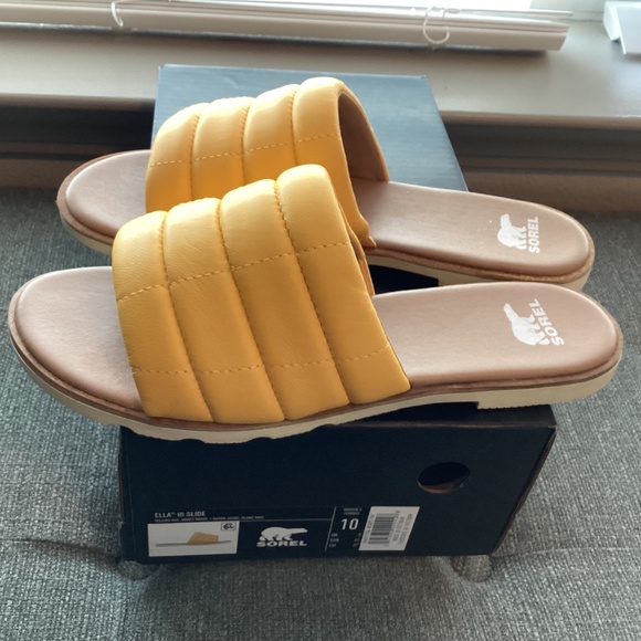 SOREL Ella III Quilted Puff Slide Sandal (Women) 10M - Picture 11 of 11
